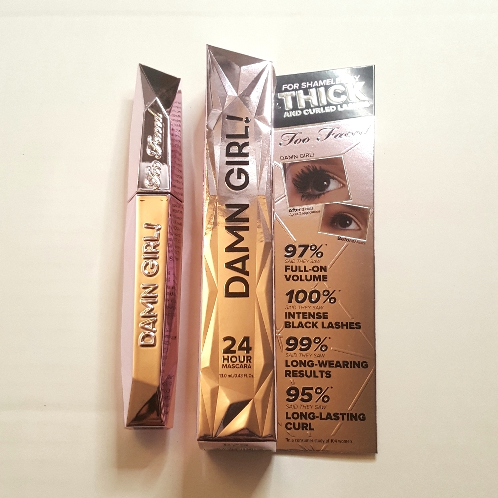 Too Faced Damn Girl! 24 Hour Mascara Makeup Full S
